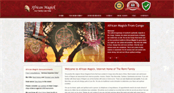 Desktop Screenshot of africanmagick.com